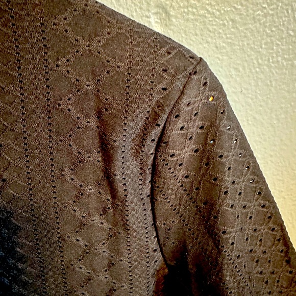 SHEIN BLACK LONG SLEEVE TOP. Size large. - Picture 5 of 6